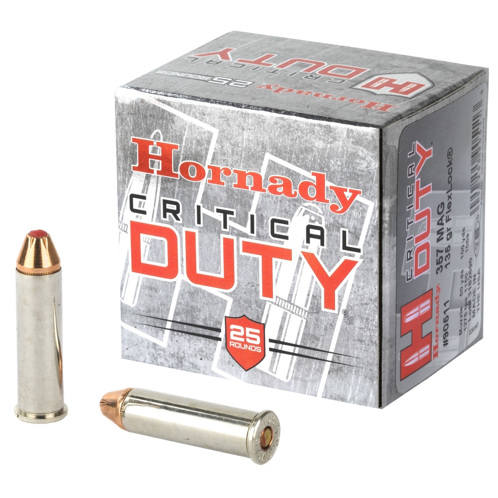 Hornady HRNDY 357MAG 135GR CRT DUTY 25/250