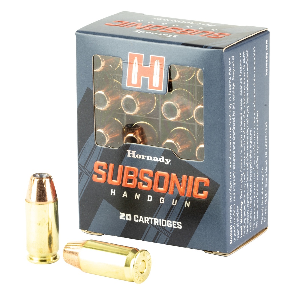 Hornady HRNDY 45ACP 230GRXTP SUBSONIC 20/200