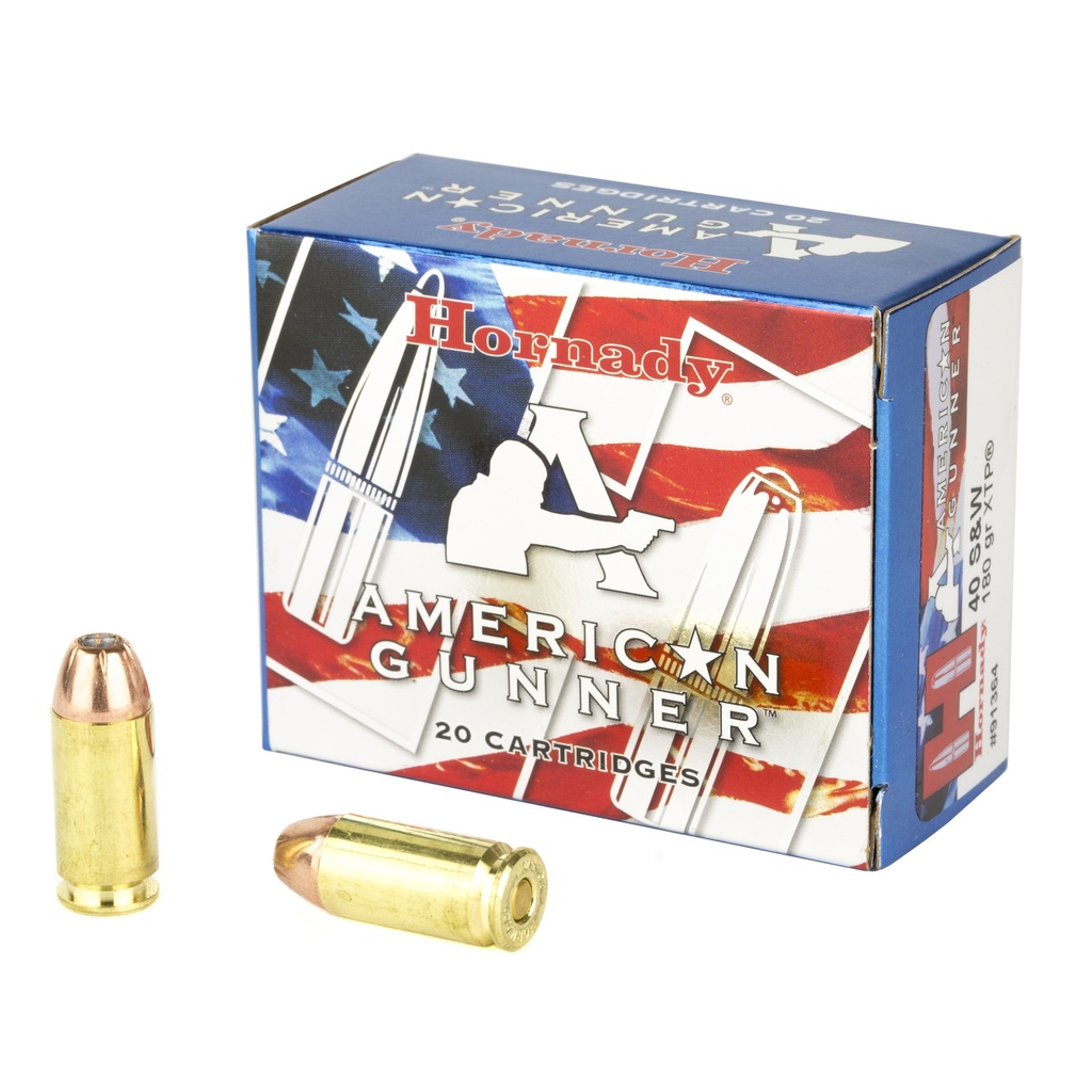 Hornady HRNDY AG 40SW 180GR XTP 20/200