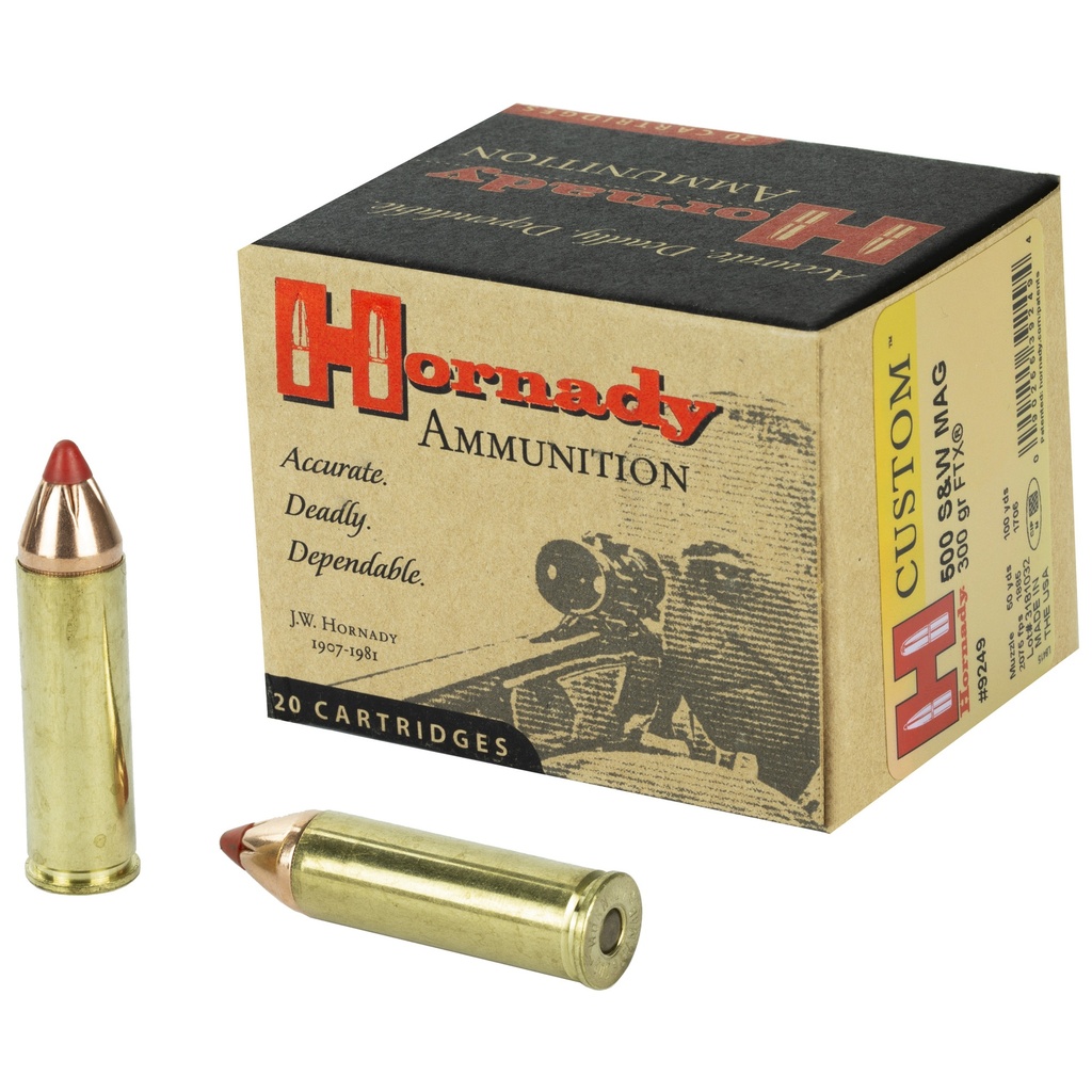 Hornady HRNDY 500SW 300GR FTX 20/200