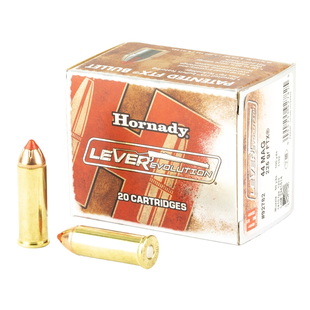 Hornady HRNDY LVREVO 44MAG 225GR 20/200