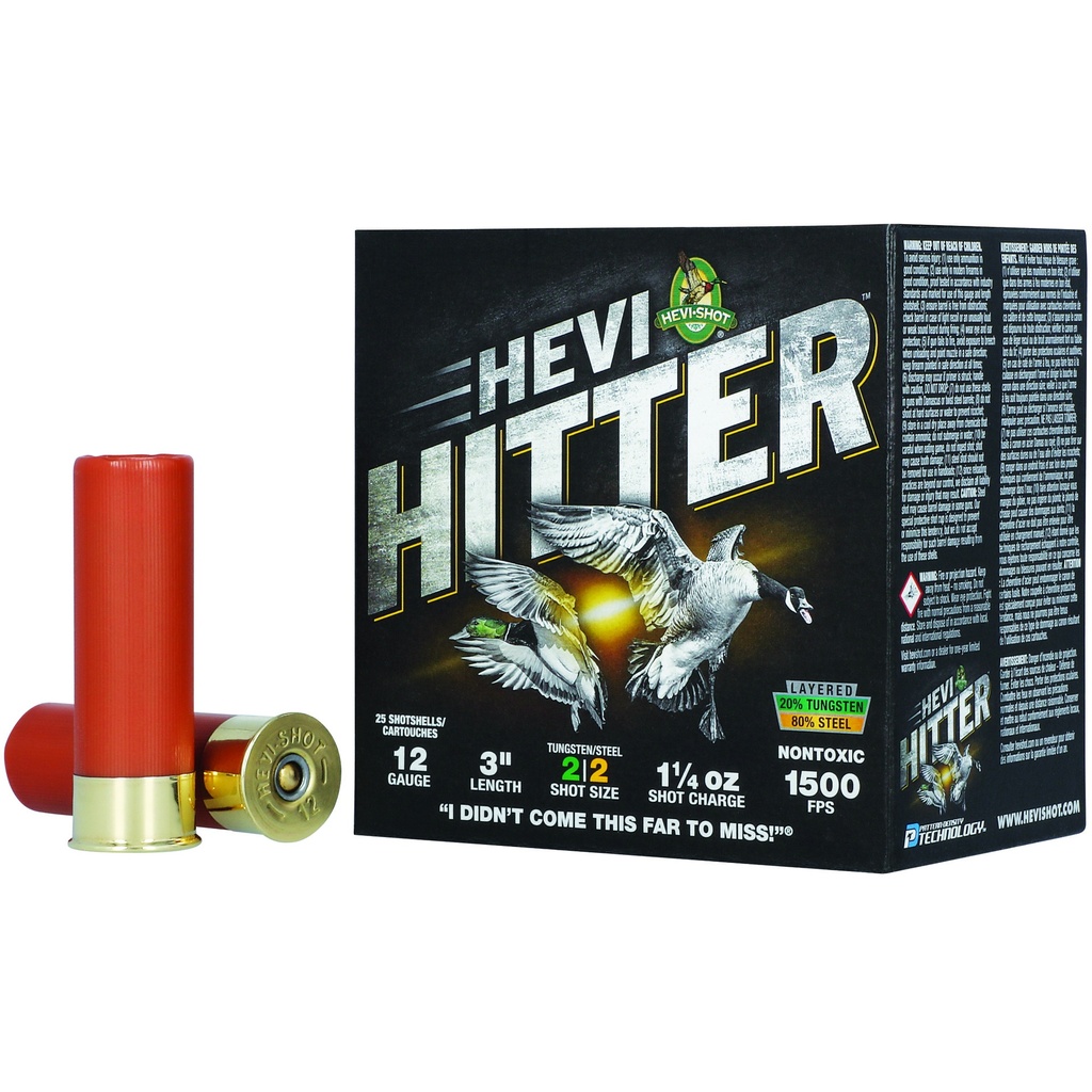 HEVI-Shot HEVI-HITTER 12GA 3" 1.25OZ #2 TG/STL