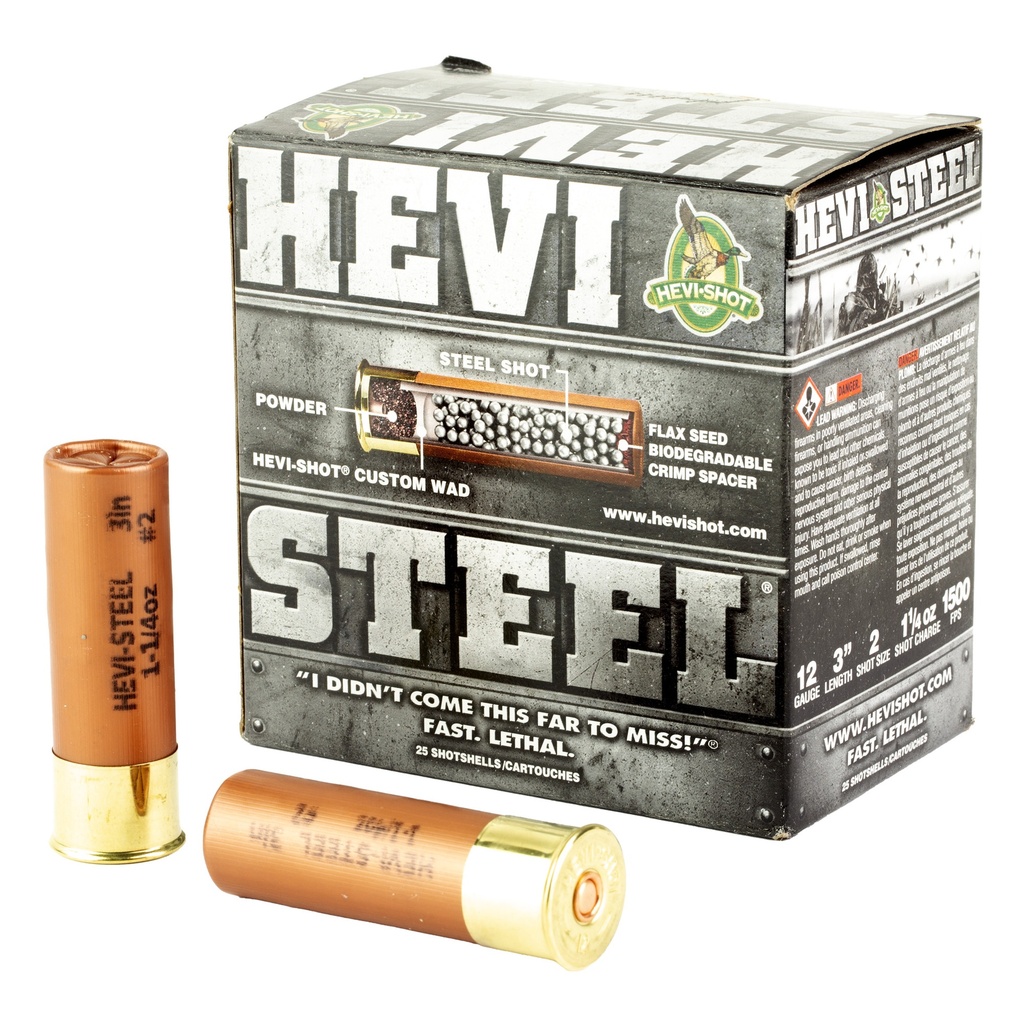 HEVI-Shot HEVI STEEL 12GA 3" #2 25/250