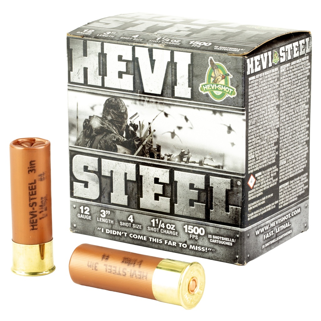 HEVI-Shot HEVI STEEL 12GA 3" #4 25/250