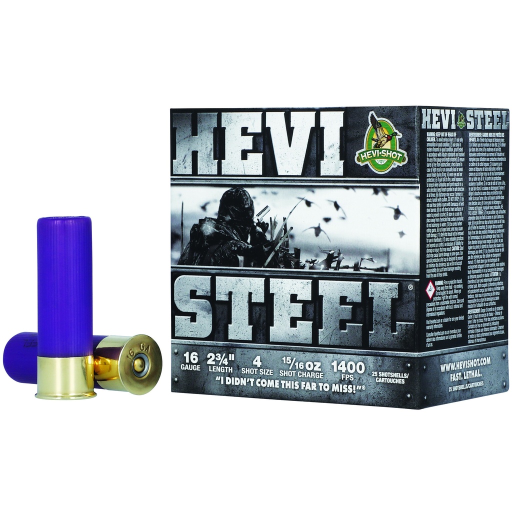 HEVI-Shot HEVI-STEEL 16GA 2.75" 15/16OZ #4