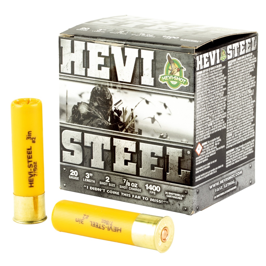 HEVI-Shot HEVI STEEL 20GA 3" #2 25/250
