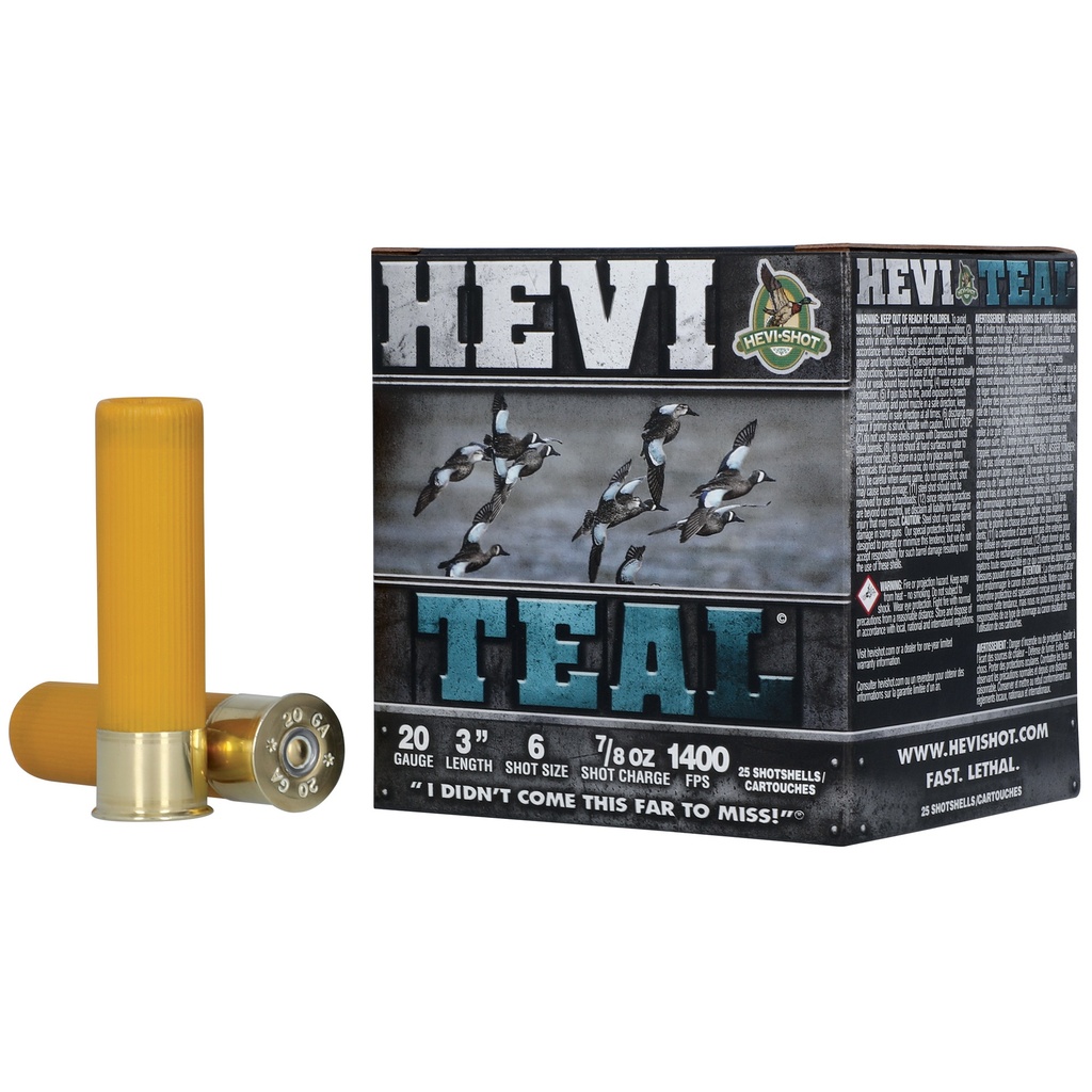 HEVI-Shot HEVI TEAL 20GA 3" #6 25/250
