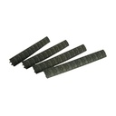 HEXMAG MLOK WDGELOK SLT CVR 4 PK BLACK