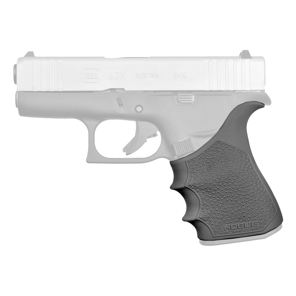 HOGUE HNDLL BVT GRIP FOR GLOCK 43X BLACK