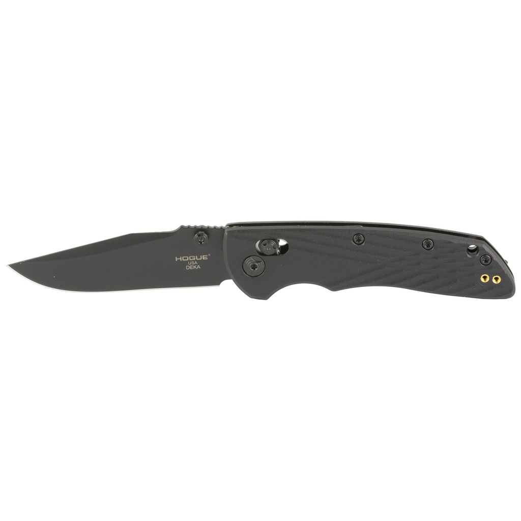 HOGUE DEKA 3.25" CLIP BLK POLY BLACK