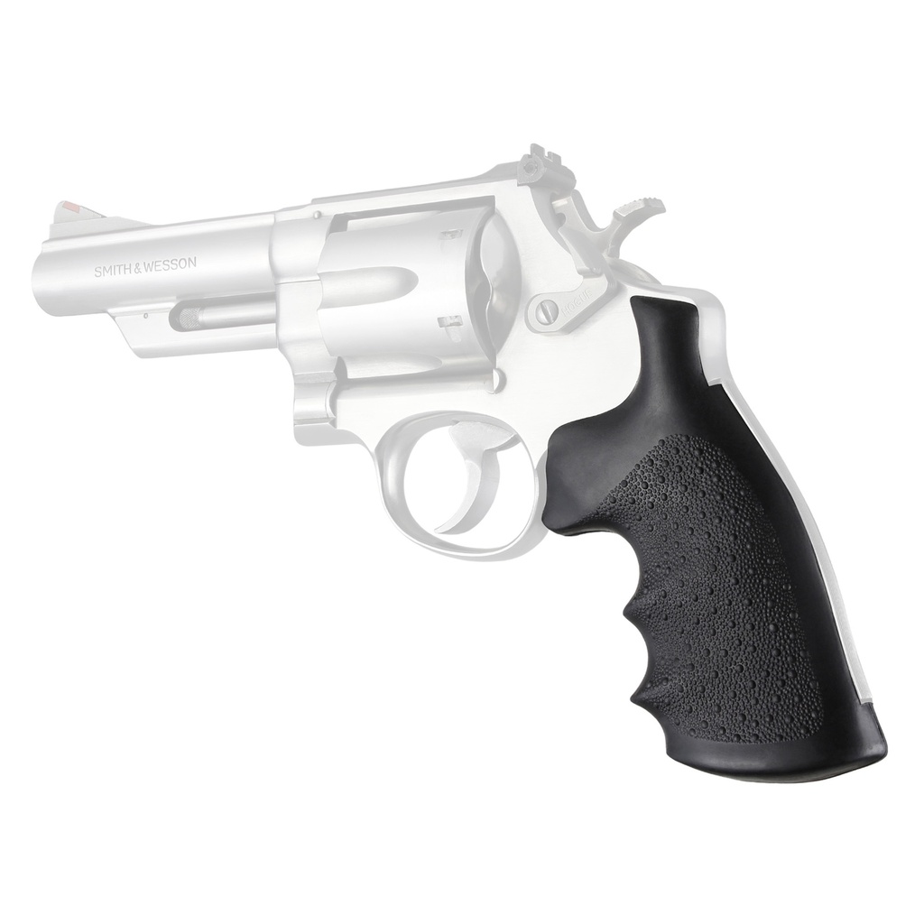 HOGUE MONOGRIP S&W SQ BUTT RBR BLACK