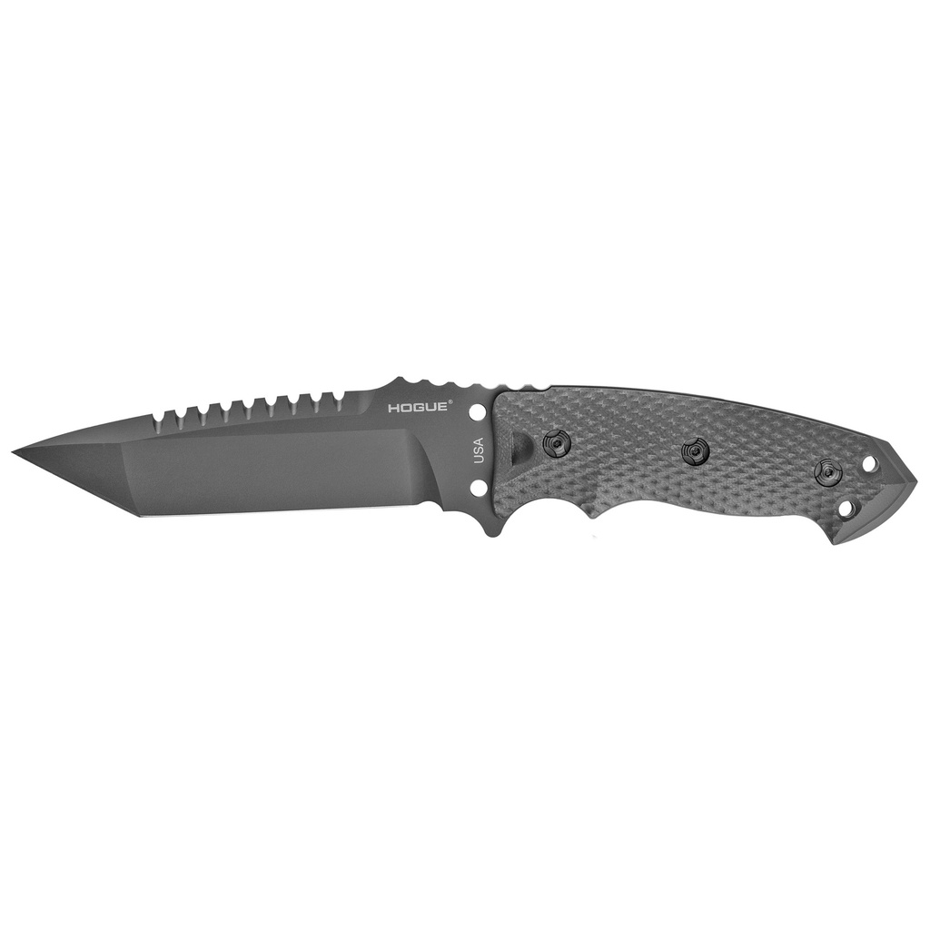 HOGUE EXF01 5.5" TANTO BLK W/SHEATH