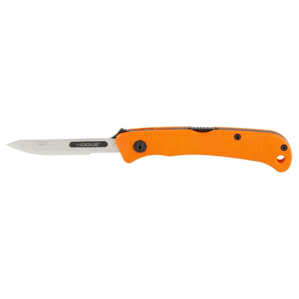 HOGUE EXPEL FLD SCPL 2.5" RB BLACK/ORANGE