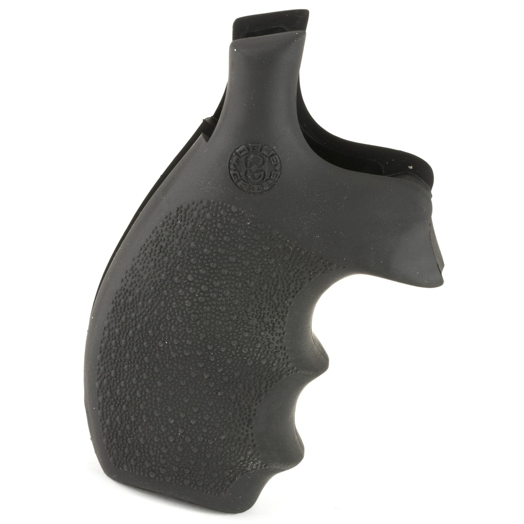 HOGUE GRIP S&W K/L RND BUTT BNTM BLACK