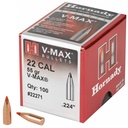 Hornady HRNDY V-MAX 22 CAL .224 55GR 100CT