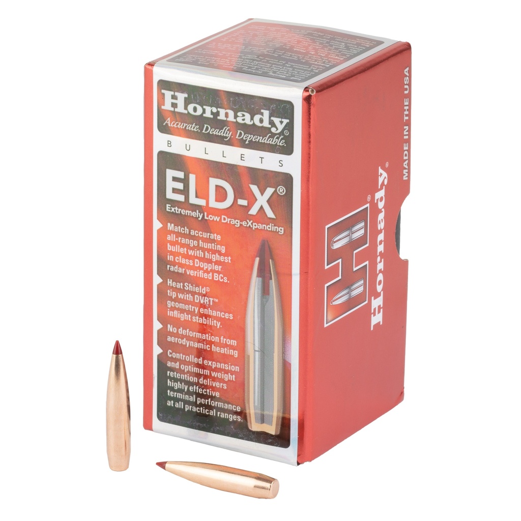 Hornady HRNDY 25CAL .257 128GR ELD-X 100CT