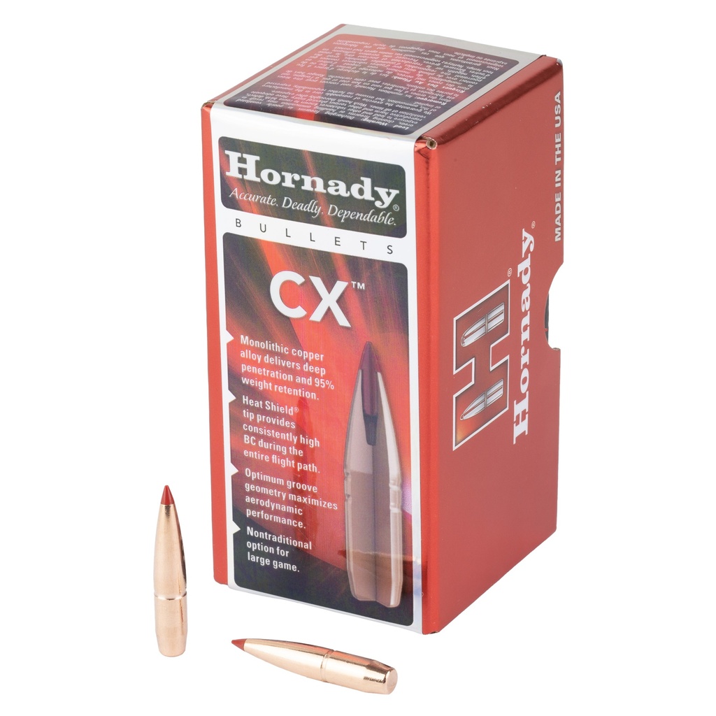 Hornady HRNDY 25CAL .257 112GR CX 50CT