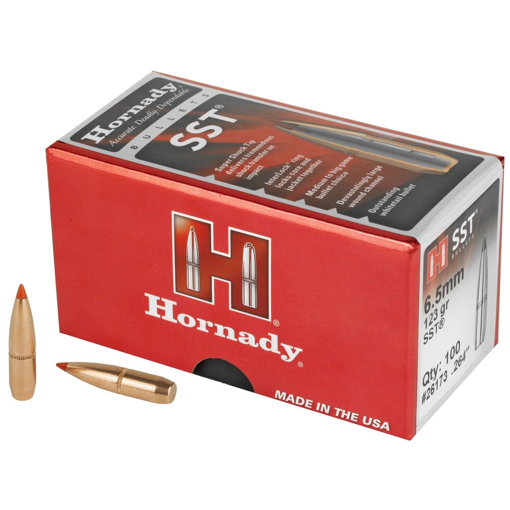 Hornady HRNDY SST 6.5MM .264 123GR 100CT