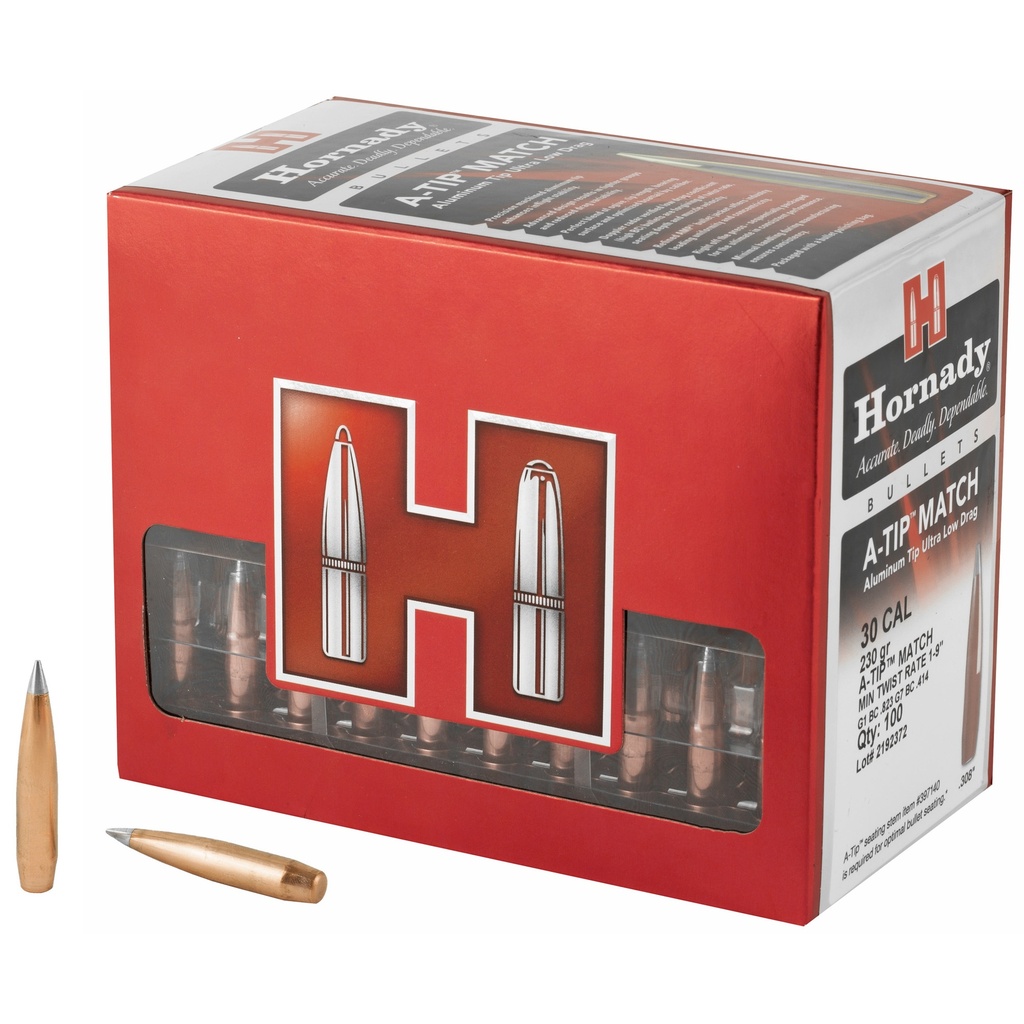 Hornady HRNDY A-TIP 30CAL .308 230GR 100CT
