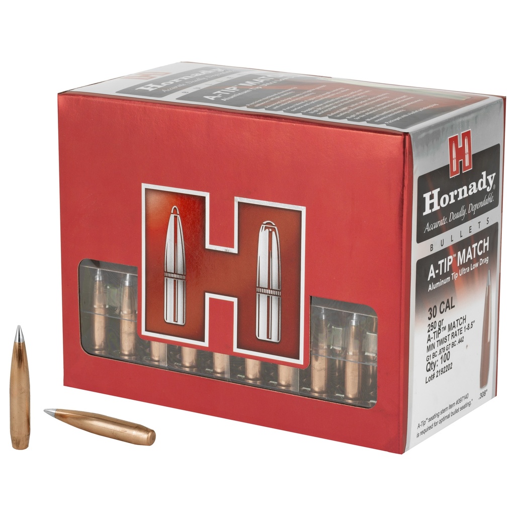 Hornady HRNDY A-TIP 30CAL .308 250GR 100CT
