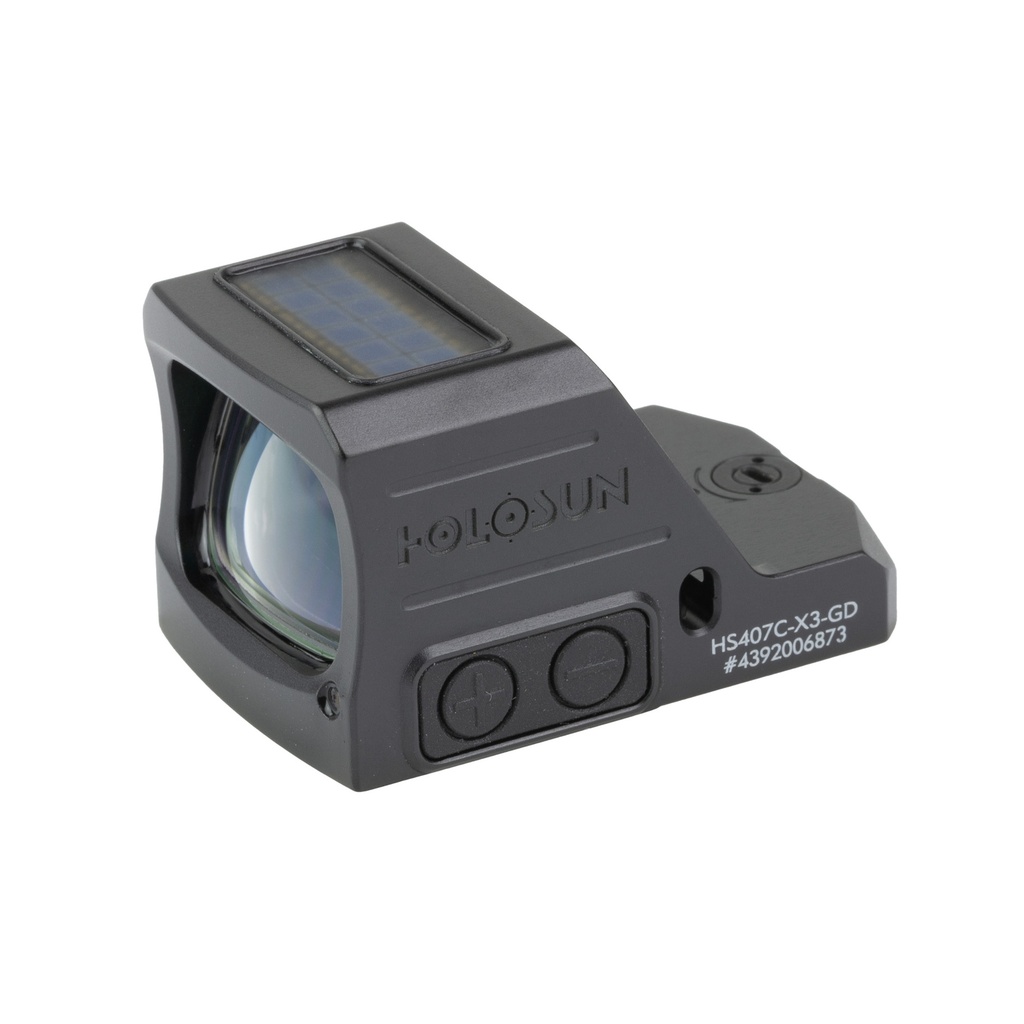 Holosun Technologies H-SUN 407C X3 GOLD OPEN PISTOL 2MOA DOT