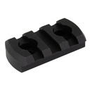 Kinetic Development Group, LLC KDG M-LOK 3 SLOT PIC RAIL BLACK