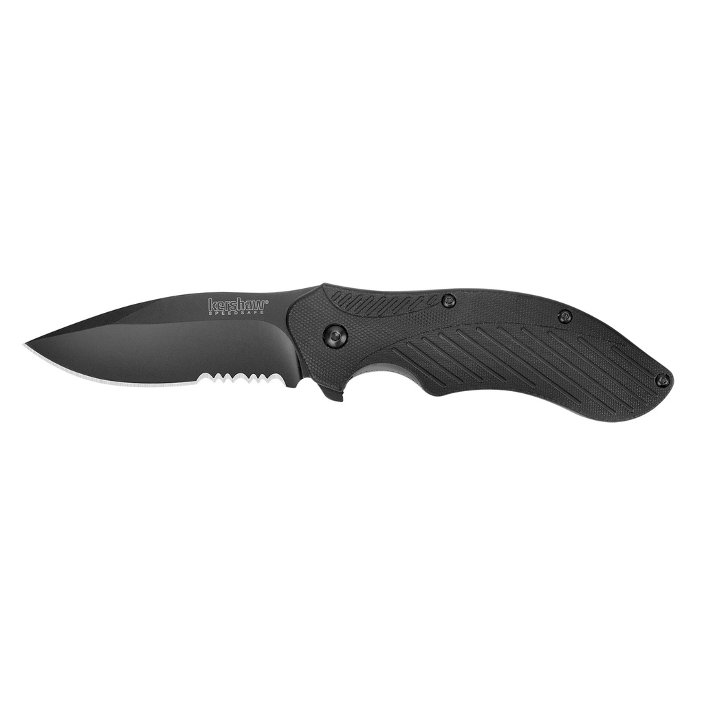 KERSHAW CLASH 3.1" BLACK SERRATED