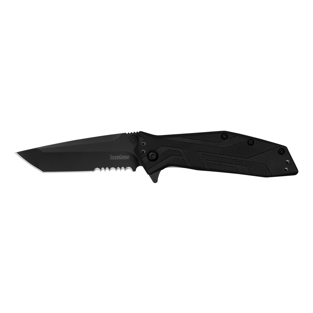 KERSHAW BRAWLER SERRATED 3" BLACK/OX