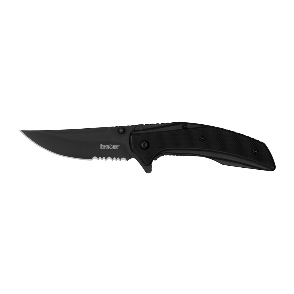 KERSHAW OUTRIGHT BLACK SERR 3" BLACK/PVD