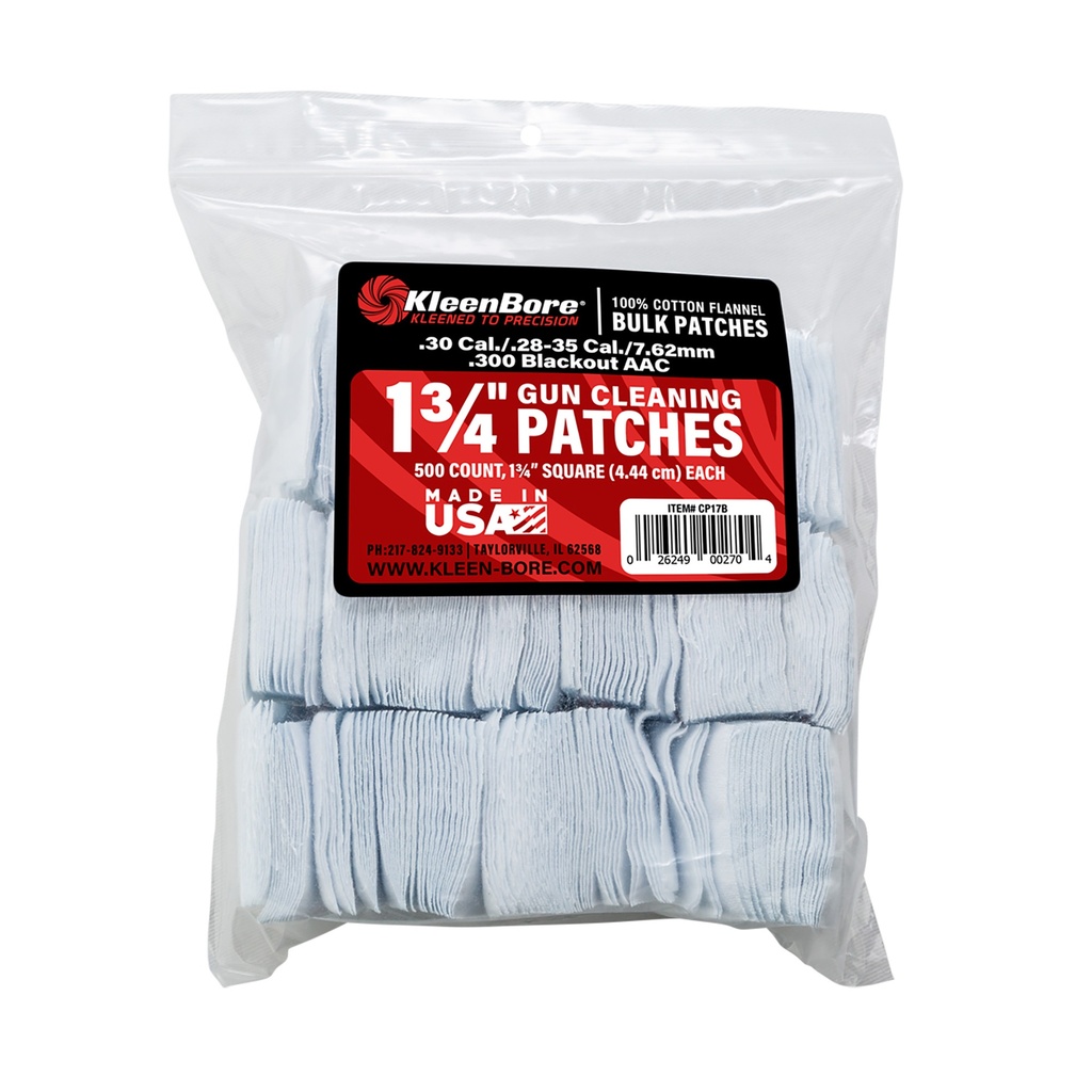 Kleen-Bore KLEEN BR SPR PATCH 28-35 500PK