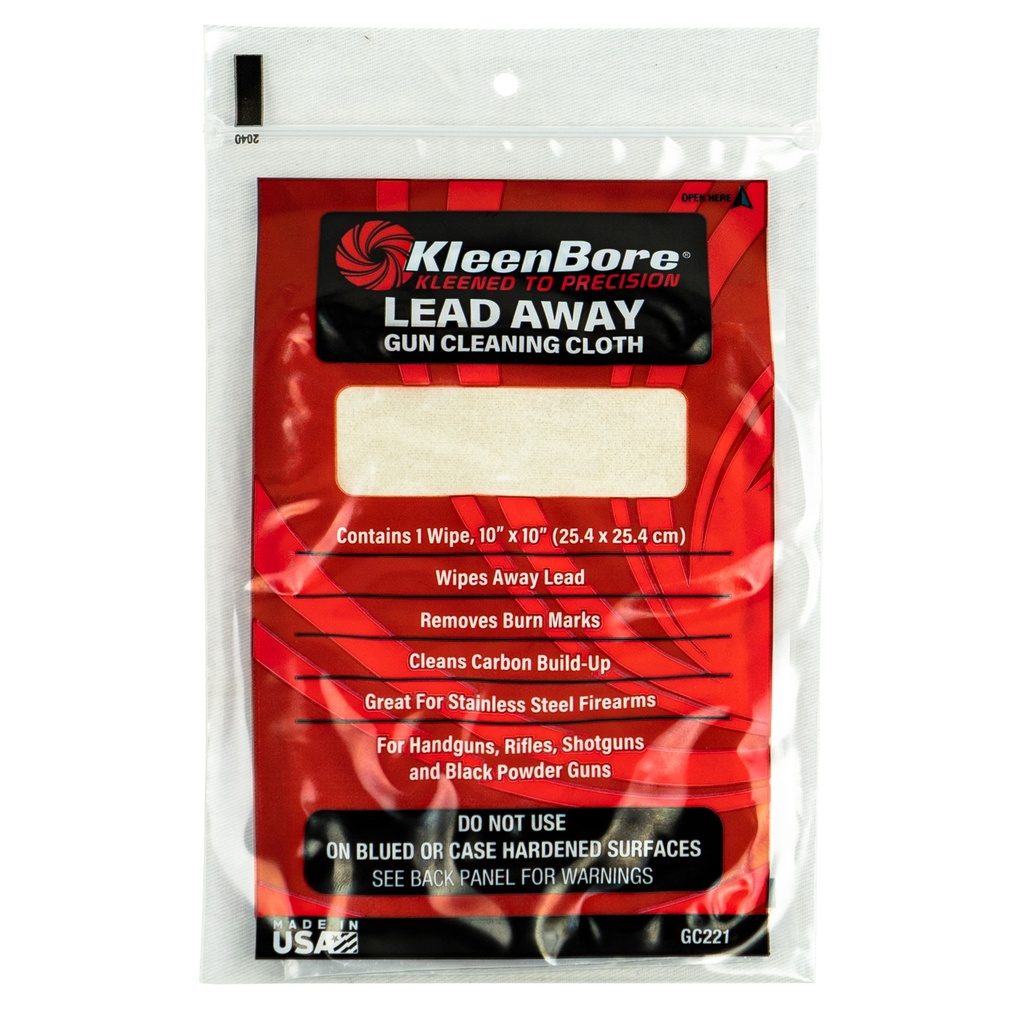 Kleen-Bore KLEEN BR LEAD AWAY GUN CLOTH