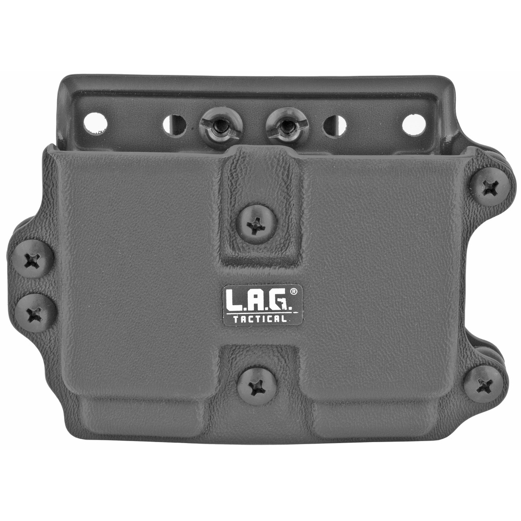 L.A.G. Tactical, Inc. LAG MCS DBL MAG CARRIER 9/40 FULL BLACK