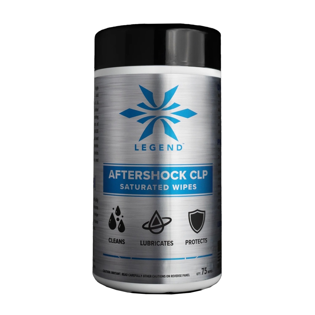 LEGEND AFTERSHOCK CLP SAT WIPES 75CT