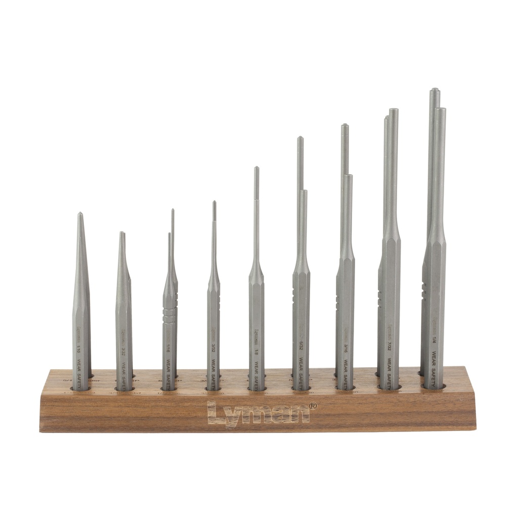 LYMAN ARMORER'S 18 PC HEX PUNCH SET