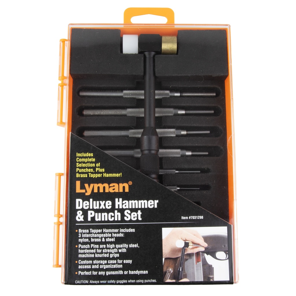 LYMAN DELUXE HAMMER & PUNCH SET