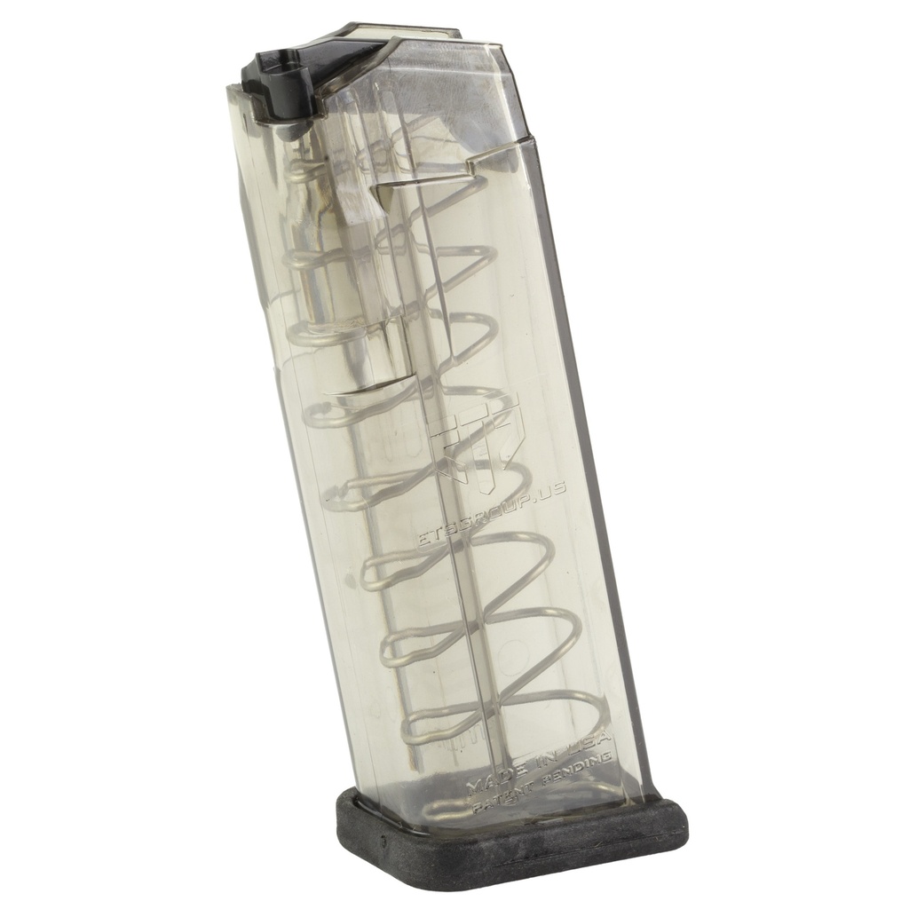 Elite Tactical Systems Group ETS MAG FOR GLK 19/26 9MM 10RD CLR