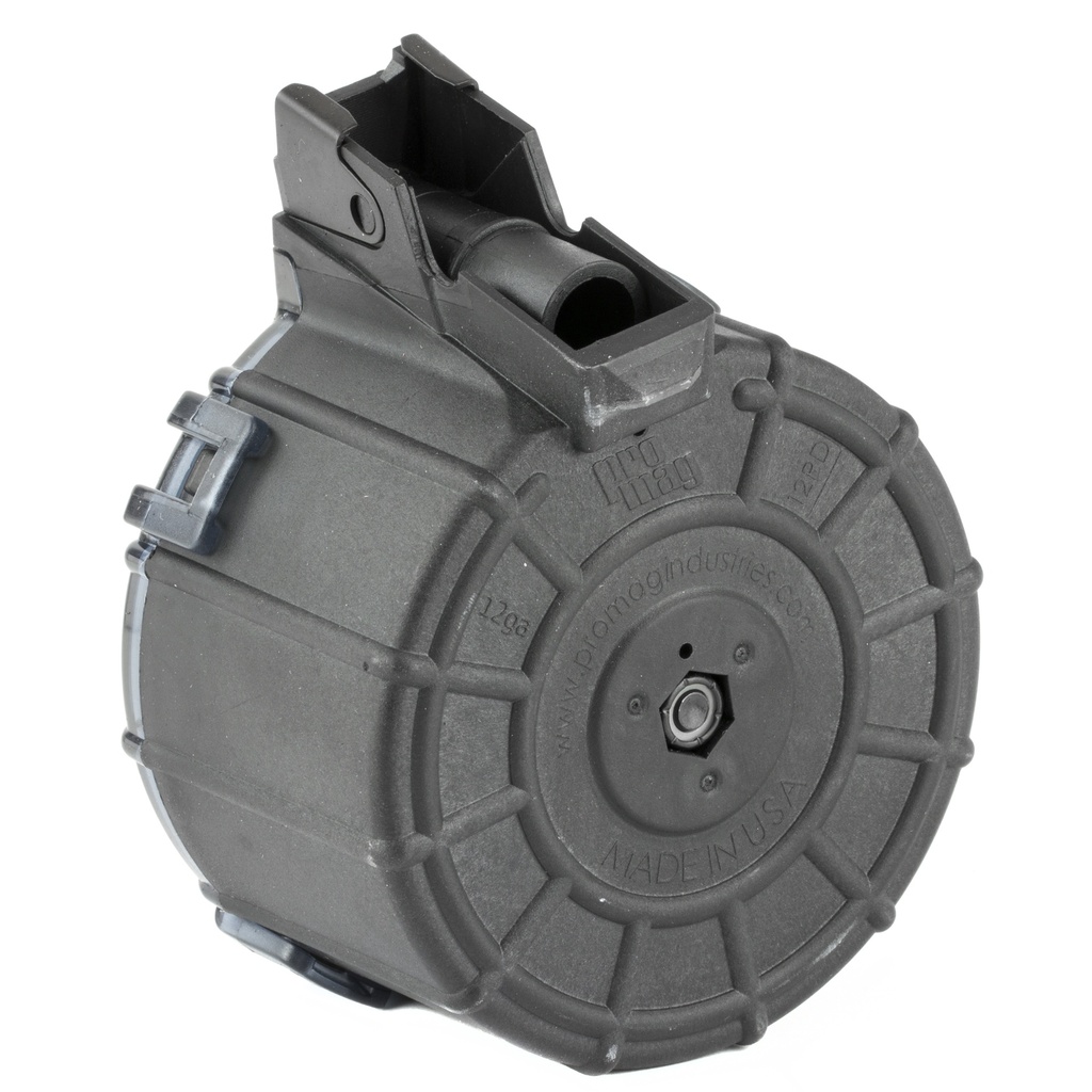 PROMAG SAIGA 12GA DRUM MAG 12RD BLACK