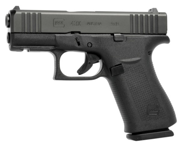 GLOCK G43X 9MM BLACK 3.39" 10+1 FS FR