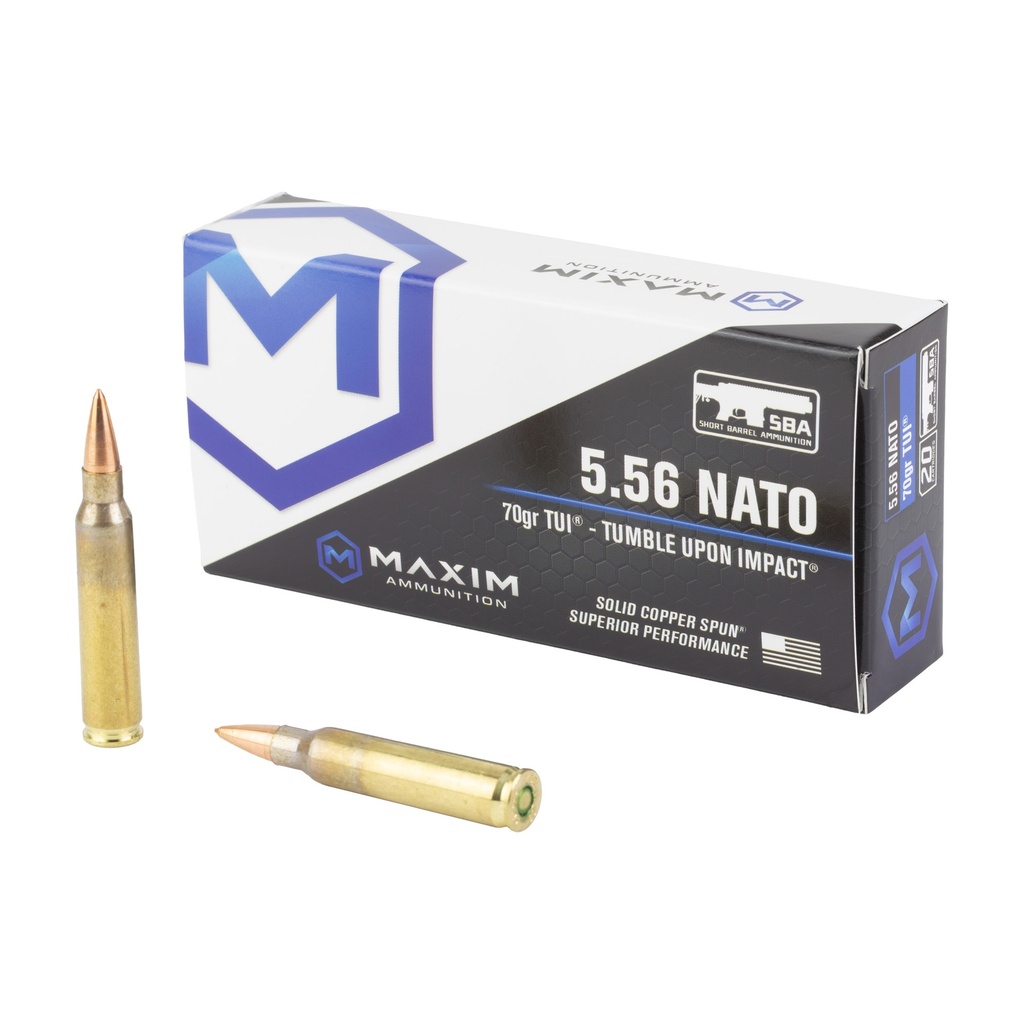 MAXIM 5.56NATO 70GR TUI SBA 25/625