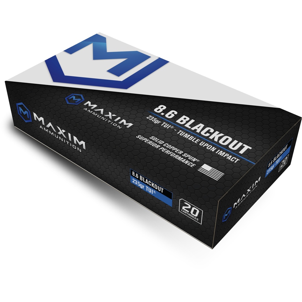 MAXIM 8.6 BLACK 285GR TUI SBA 20/200
