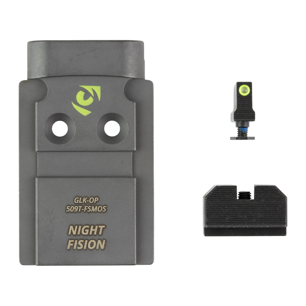 Night Fision NF PLATE+NS 509T FITS GLOCK FS MOS