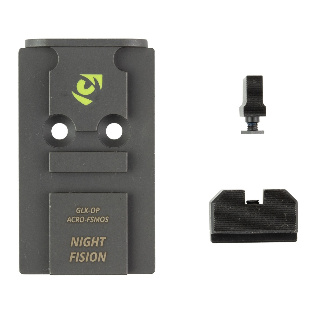 Night Fision NF PLATE+BS ACRO FITS GLOCK FS MOS