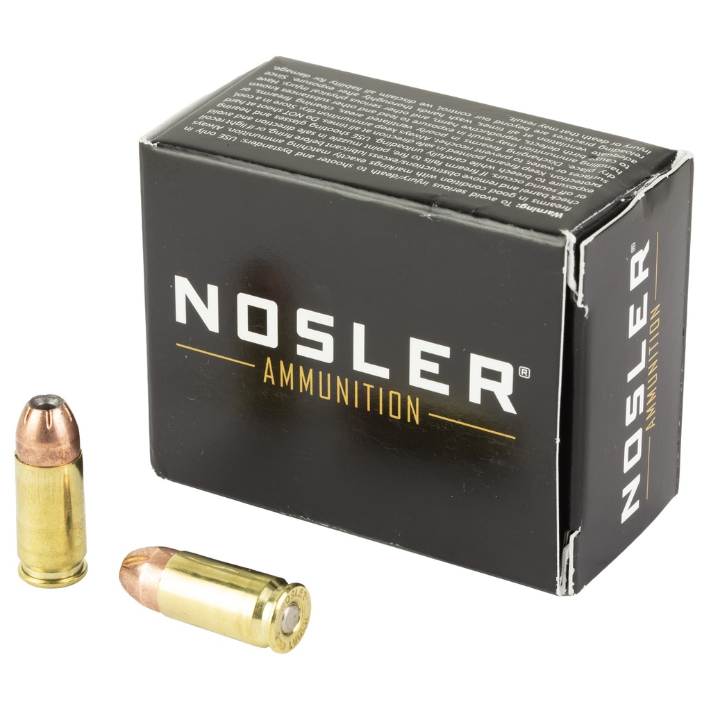 NOSLER ASP 9MM 115GR HG JHP 20/400