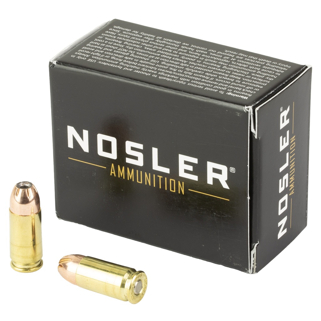 NOSLER ASP 9MM 147GR HG JHP 20/400