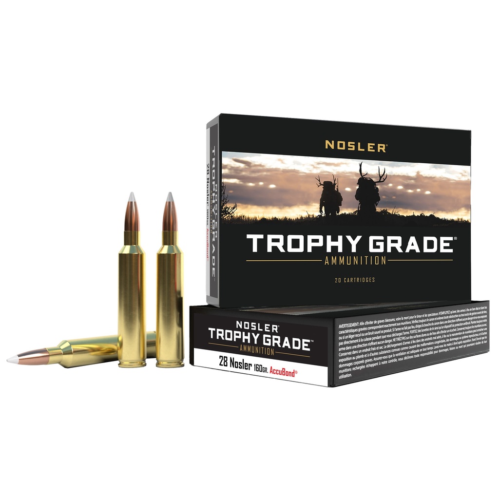 NOSLER TGA 28 NOSLER 160GR AB 20/200