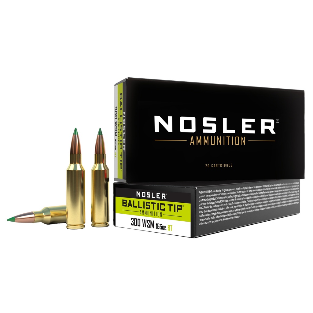 NOSLER BTA 300WSM 165GR BT SP 20/200
