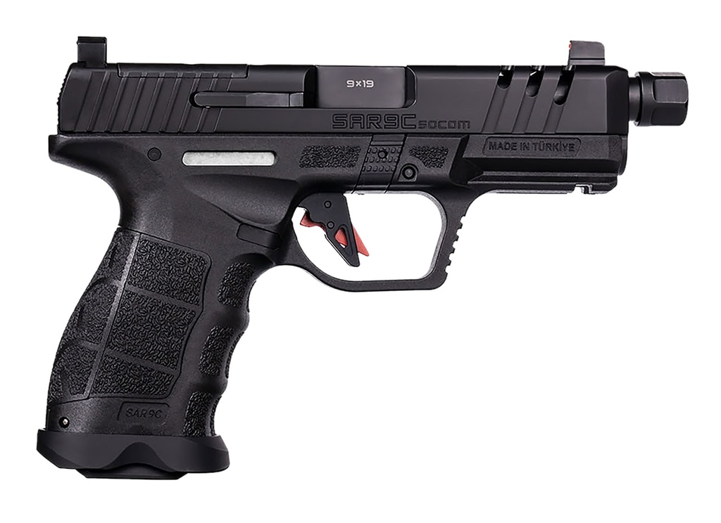SAR Firearms SAR9 SOCOM COMPACT 9MM BLACK 4.5" THREADED BARREL