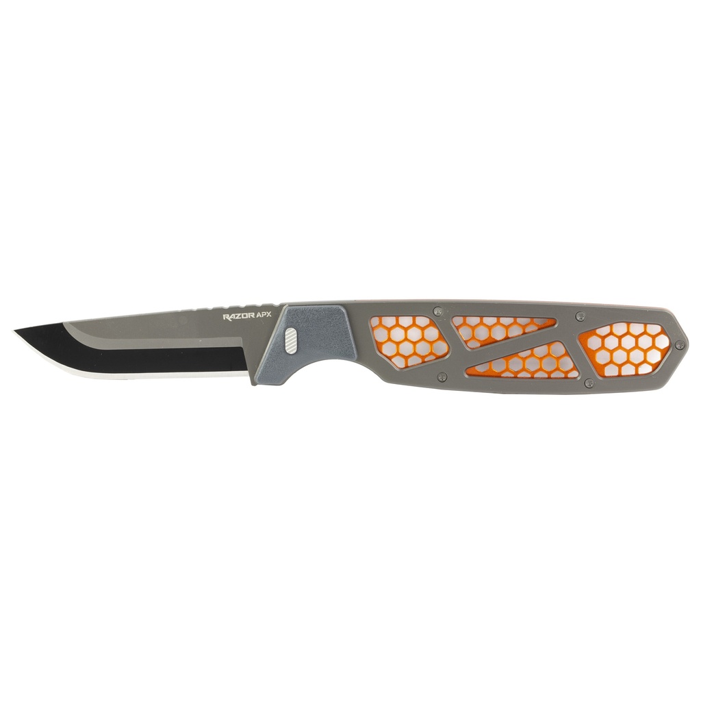 Outdoor Edge OD EDGE RAZOR APX 3" 7 ORANGE W/SHEATH