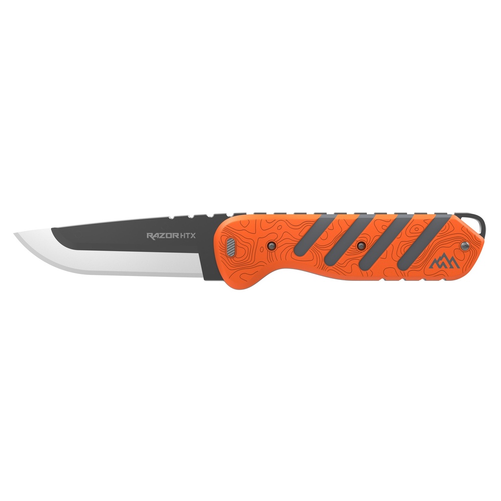 Outdoor Edge OD EDGE RAZOR HTX 5" FLDR GRY/ORG/BK