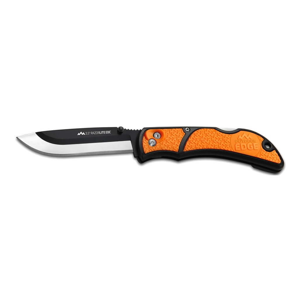 Outdoor Edge OD EDGE RAZOR-EDC LT 3.5" 6 BLDS ORANGE